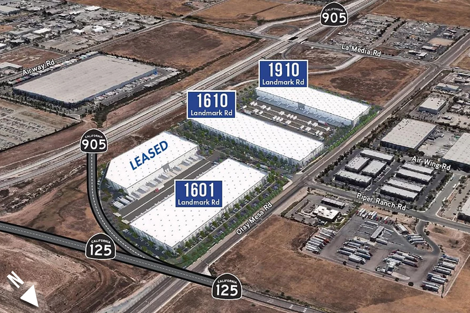 Developers expand next phase for Landmark at Otay with more than 1.1 million square feet of Class-A spec buildings